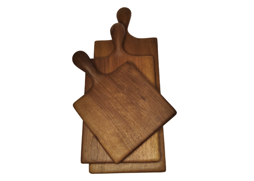Square serving board